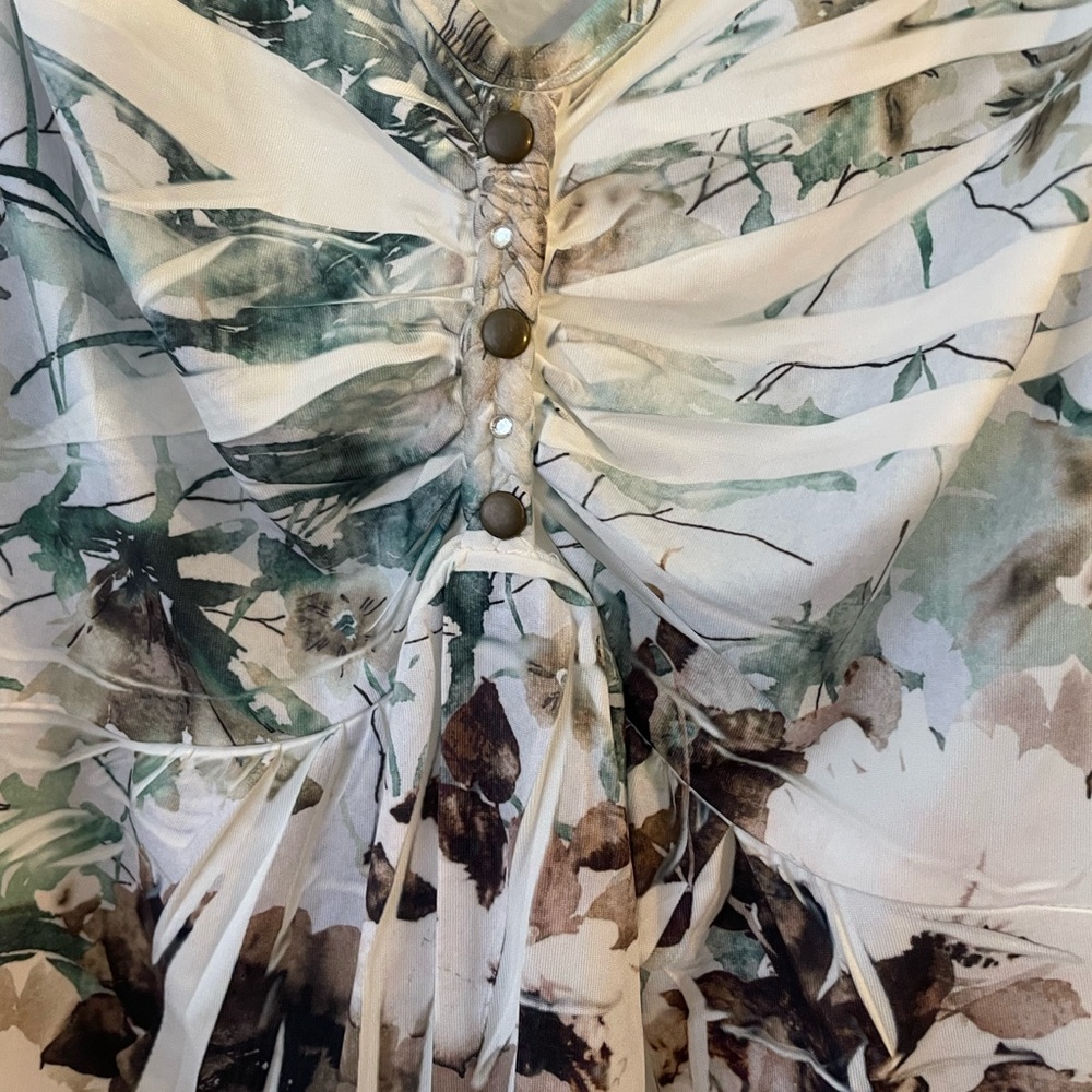 Whimsical, Y2K Floral Blouse - new with tags! - Picture 3 of 7